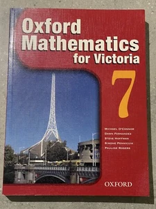 Oxford Mathematics For Victoria Year 7 Students Secondary School Text Book Maths - Picture 1 of 24