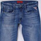 Mens Replay M914 ANBASS Slim Tapered Blue Jeans W36 L34
