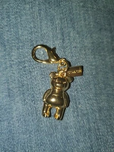 BEAR COACH "C" Hang Tag Charm - Picture 1 of 1