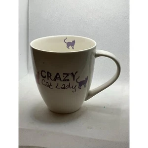 Crazy Cat Lady Vintage Tasse mit Katzengrafik - Bild 1 von 9