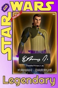STAR WARS CARD TRADER KANAN JARRUS SIGNATURES LEGEND ORANGE DIGITAL CARD 5cc - Bild 1 von 12