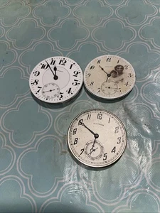 Lot E.Howard 16sz 19 Jewel,E.Howard 12sz 19 jewel,Illinois 12sz19 J Movement G13 - Picture 1 of 13