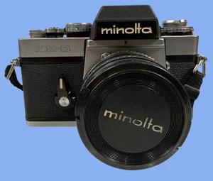 Minolta XE-5 35mm SLR Film Camera with Promaster 50mm f/1.7 Lens – AS-IS - Picture 1 of 9
