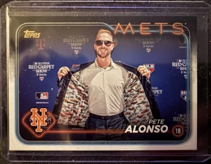 Pete Alonso SSP Golden Mirror 2024 Topps Series One #20 New York Mets - Bild 1 von 2