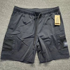 Eddie Bauer Men's Kashmir Stampede Shorts 7” - Black - Large- New With Tag - Picture 1 of 10