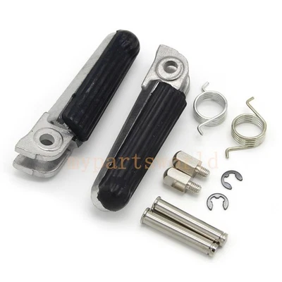 Front Footrest Pedals Foot Pegs For Honda RVF750 RC45 VFR750 NSR575 CB50R NSF100 - Imagem 1 de 4