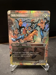 MTG Web-Warriors (SPM 0203) Uncommon Borderless Marvel's Spider-Man NM/MT - Bild 1 von 2