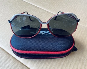 OCCHIALI DA SOLE VINTAGE TURATECH TURA MOD 18 Rosso con CUSTODIA ITALIA - Foto 1 di 5