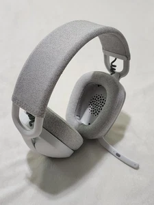 Logitech Zone Vibe 100 Lightweight Wireless White Bluetooth Over Ear Headphones - Picture 1 of 8