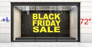BLACK FRIDAY SALE Store Window Sticker Vinyl Decal Waterproof ORACAL - Picture 1 of 12
