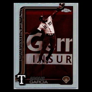 Texas Rangers 2025 Topps Chrome - #293 Adolis Garcia Sepia Refractor - Picture 1 of 2