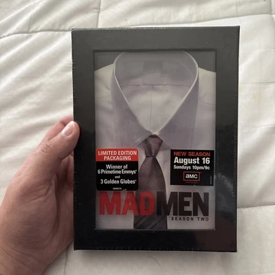 Mad Men Season 2 Limited Edition Box Set Jon Hamm DVD SEALED - Image 1 of 4
