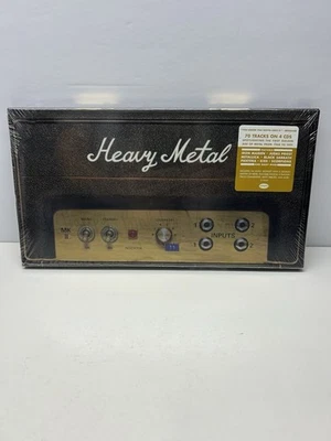 Heavy Metal Box 4-CD Set 70 Tracks Metallica Iron Maiden Judas Priest NEW SEALED - Image 1 of 3