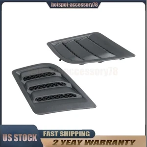 Pair Fits 2020-2022 Ram 1500 68292861AE 68292860AE Hood Scoop Grille Insert Vent - Picture 1 of 19