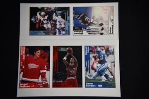 1992 POCKET PRICE GUIDE CARDS, SCD/FB/BK HK COLLECTOR, BARRY SANDERS AND STARS - Picture 1 of 1