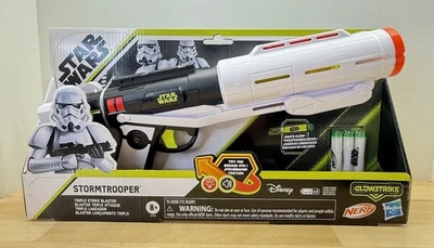 Hasbro Disney Nerf Glowstrike Star Wars Stormtrooper Triple Strike Blaster - Image 1 of 3