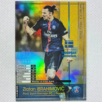 Panini WCCF 2015-16 Zlatan Ibrahimovic Paris Saint-Germain EUS09 Sweden Japan - Image 1 of 4