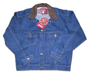 VINTAGE Marlboro Country Store Mens Denim Jean Jacket, Size Large - NEW - Picture 1 of 9