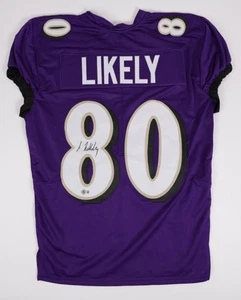 Isaiah Likely Signed Baltimore Ravens Custom Jersey XL (Beckett) - Picture 1 of 4