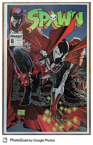 Spawn #8 Image Comics 1993 Key 1st Appearance Vindicator/ Origin - Picture 1 of 4
