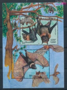 Mayotte Blocco 5 (completa edizione) MNH 2001 Komorenflughund (10128215 - Foto 1 di 1