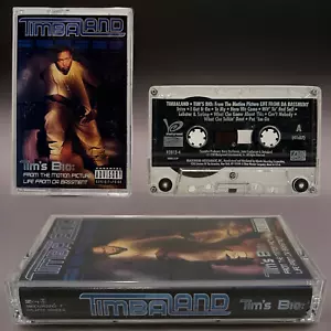 •TIMBALAND ~ TIM’S BIO: LIFE FROM DA BASSMENT• ~1998 OG PRESS~ (CASSETTE TAPE) - Picture 1 of 6