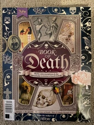 2022 BOOK Of DEATH All About HISTORY 130 Pg AFTERLIFE Rituals SCIENCE Evolution - Image 1 of 2
