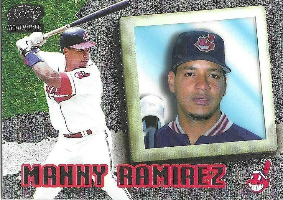 MANNY RAMIREZ 1998 PACIFIC INVINCIBLE SILVER #25 CLEVELAND INDIANS - Image 1 of 1