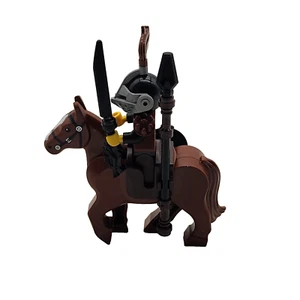 LEGO CASTLE WOLF PACK BROWN HORSEMAN - Picture 1 of 4
