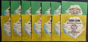 1964 SIERRA LEONE #257-63, C14-20: MNH 'New York World's Fair' compl. set of 14 - Picture 1 of 3