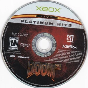 Doom 3 - Platinum Hits (Microsoft Xbox, 2005) **DISC ONLY** - Picture 1 of 2