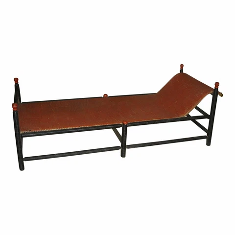 Heywood Wakefield Late 19th Century Vintage American Cane Chaise Cover