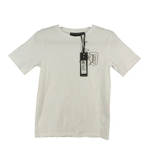 NWT Supply & Demand Youth Size MEDIUM Spittle Tee White Cotton - Picture 1 of 10