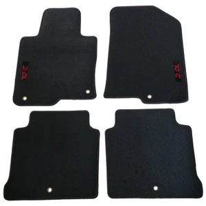 Fits 16-20 Kia Optima Sedan Black Nylon Floor Mat Non-Slip Carpets & Red 2.0L - Picture 1 of 3