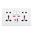 4A Smart Quick 18W USB Port Power Socket Dual Socket Switch control Wall Outlet