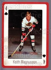 2005 Chicago Blackhawks Legends Playing Card #4 Keith Magnusson