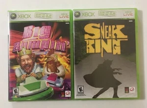 2pcs - XBOX Live Video Games Sneak King & Big Bumpin Burger King - NEW & SEALED - Picture 1 of 4