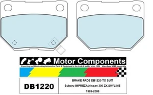 BRAKE PADS DB1220 TO SUIT Subaru IMPREZA,Nissan 300 ZX,SKYLINE 1989-2008 - Picture 1 of 2