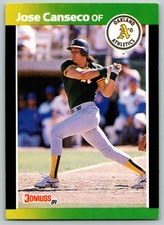 1989 Donruss Baseball's Best #57 Jose Canseco Near mint or better