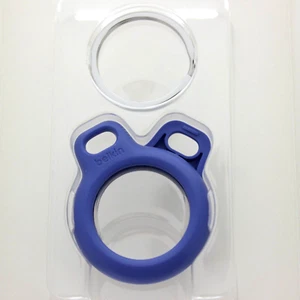 Belkin for Apple AirTag Secure Holder with Key Ring Blue NEW - Picture 1 of 3