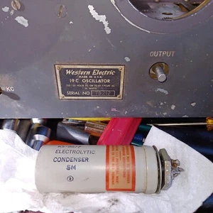 1940's Western Electric KS-8677 Audio Condenser Capacitor, 20/20 MFD 300+VDC - Picture 1 of 24