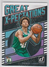 ROMEO LANGFORD 2019-20 DONRUSS GREAT X-PECTATIONS ROOKIE CELTICS K1