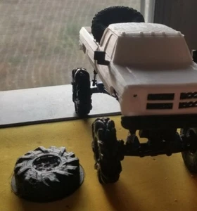 AXIAL SCX24 1ST GEN DODGE RAM MUD TRUCK FIRST GENERATION W/MAGNETIC MOUNTS - Picture 1 of 12