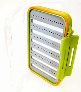 Waterproof Double Sided C&F Style Slit Foam Fly Fishing Box Rods Flies Reel Line - Picture 1 of 6