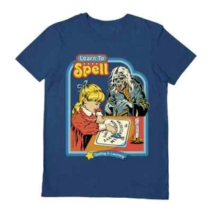T-Shirt Steven Rhodes - Learn to Spell - offizielles marineblaues S/S T-Shirt 4 Größen - Bild 1 von 1
