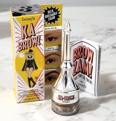 BENEFIT Ka-Brow Cream Gel Brow Color # 3 Medium ~ full size NIB - Image 1 of 3