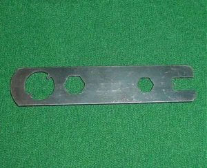 COX ENGINE WRENCH, MODEL AIRPLANE ENGINES, SLIGHTLY USED, BLACK, 360 DEG, BEST! - Picture 1 of 2