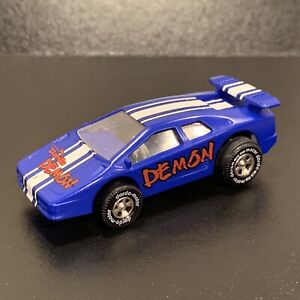 Darda Demon Motor Lamborghini Diablo Blue Pullback Car - Not Working - Parts