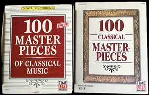 100 Master Pieces of Classical & 100 Classical MasterPieces Cassettes, TimeLife - Picture 1 of 9