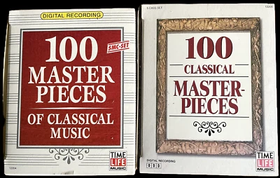 100 Master Pieces of Classical + Classical MasterPieces Cassettes,  TimeLife - Image 1 of 4